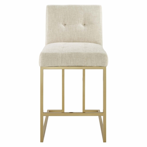Privy Upholstered Fabric Counter Stool Set of 2