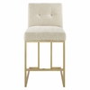 Privy Upholstered Fabric Counter Stool Set of 2