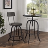 Procure Wood Bar Stool in Black