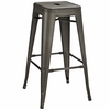 Promenade Backless Bar Stool in Brown