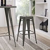 Promenade Backless Bar Stool in Brown