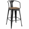 Promenade Bar Stool MID-2818 in Black
