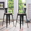 Promenade Bar Stool MID-2818 in Black