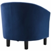 Prospect Channel Tufted Upholstered Velvet Armchair