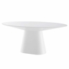 Provision 75" Oval Dining Table in White