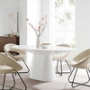 Provision 75" Oval Dining Table in White