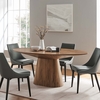 Provision 75" Oval Dining Table-MID-6066 in Walnut