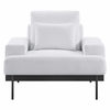 Proximity Upholstered Fabric Armchair in White