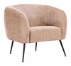 Racine Accent Chair in Linen Beige