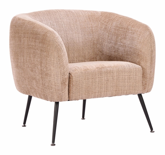 Racine Accent Chair in Linen Beige