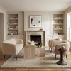 Racine Loveseat in Linen Beige