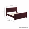 Rael Performance Velvet Full Platform Bed