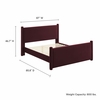 Rael Performance Velvet King Platform Bed