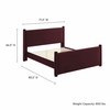 Rael Performance Velvet Queen Platform Bed