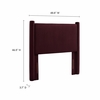 Rael Performance Velvet Twin Headboard
