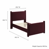 Rael Performance Velvet Twin Platform Bed