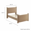 Rael Performance Velvet Twin Platform Bed