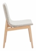Raha Dining Chair Set of 2 in Gray & Whitewashed
