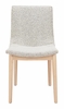 Raha Dining Chair Set of 2 in Gray & Whitewashed