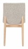 Raha Dining Chair Set of 2 in Gray & Whitewashed