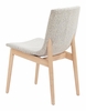 Raha Dining Chair Set of 2 in Gray & Whitewashed