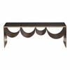 Reed Coffee Table in Brass & Black