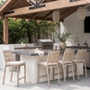 Reefline Armless Counter Stool - Set of 2 in Gray