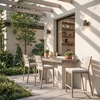 Reefline Armless Counter Stool - Set of 2 in Gray