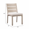 Reefline Armless Dining Chair - Set of 2 in Gray