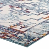 Reflect Nyssa Distressed Geometric Southwestern Aztec 5x8 Indoor/Outdoor Area Rug in Multicolored