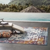 Reflect Nyssa Distressed Geometric Southwestern Aztec 5x8 Indoor/Outdoor Area Rug in Multicolored