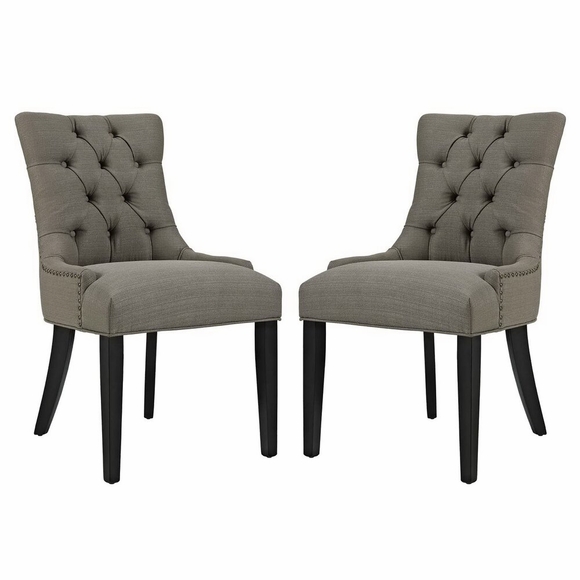 Regent Dining Side Chair Fabric Set of 2