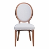 Regents Dining Chair Set of 2 in Walnut & Light Gray