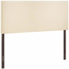Region King Upholstered Headboard in Ivory