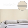 Region King Upholstered Headboard in Ivory
