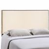 Region Nailhead Upholstered Full Headboard in Ivory