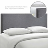 Region Queen Nailhead Upholstered Headboard