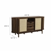 Reid 63" Curved Sideboard in Walnut