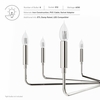 Rekindle 8-Light Chandelier in Polished Nickel