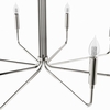 Rekindle 8-Light Chandelier in Polished Nickel