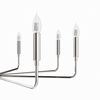 Rekindle 8-Light Chandelier in Polished Nickel