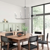 Rekindle 8-Light Chandelier in Polished Nickel