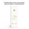 Relax Full 2inch Gel Memory Foam Mattress Topper in White