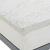 Relax Full 2inch Gel Memory Foam Mattress Topper in White