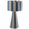 Renae Handwoven Cotton Thread Striped Table Lamp