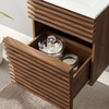 Render 18" Wall-Mount Bathroom Vanity in Walnut White