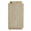 Render 24" Faux Travertine Bathroom Vanity Cabinet (Sink Not Included) in Travertine