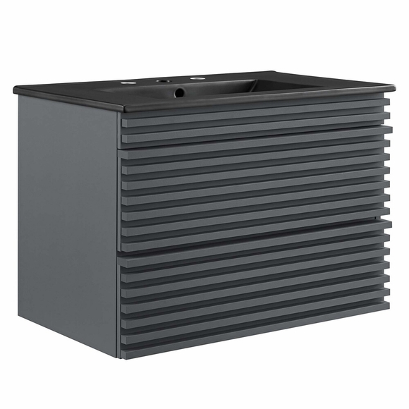 Render 30" Wall-Mount Bathroom Vanity