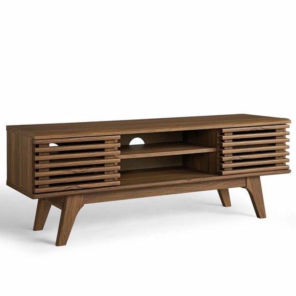 Render 46" Media Console TV Stand in Walnut in Walnut