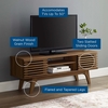 Render 46" Media Console TV Stand in Walnut in Walnut